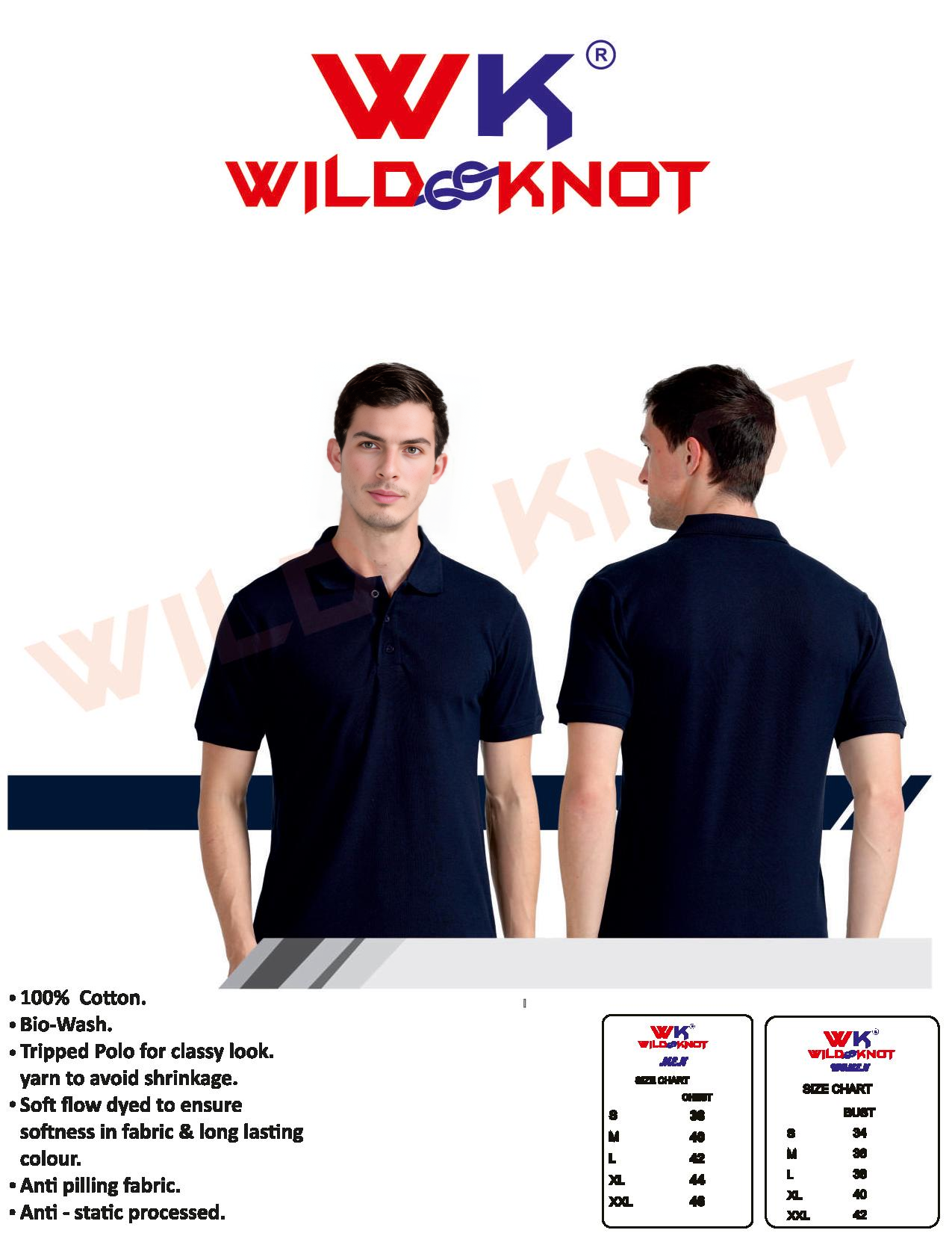 WILD KNOT PREMIUM COTTON  - tshirt printing in hyderabad